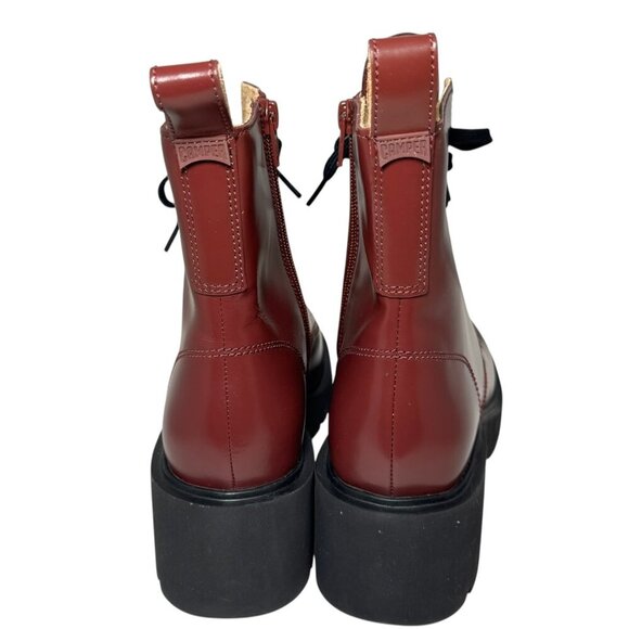 Camper Milah Leather Lace-Up Platform Combat Boots Women’s Size 40 fit 10 NEW - Picture 4 of 6